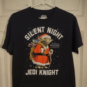 Yoda Christmas T-shirt Adult medium